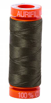 Aurifil Cotton Thread - Colour 5012 Dark Green