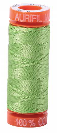 Aurifil Cotton Thread - Colour 5017 Shining Green