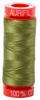 Aurifil Cotton Thread - Colour 5016 Olive Green