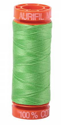 Aurifil Cotton Thread - Colour 6737 Shamrock Green