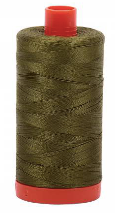 Aurifil Cotton Thread - Colour 2887 Very Dark Olive