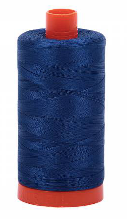 Aurifil Cotton Thread - Colour 2780 Dark Delft Blue