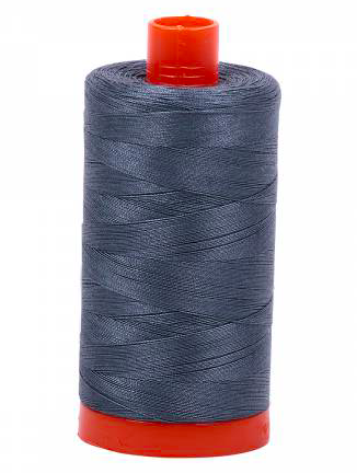 Aurifil Cotton Thread — Medium Grey 1158 — Medium 50wt
