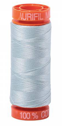 Aurifil Cotton Thread - Colour 5007 Light Grey Blue