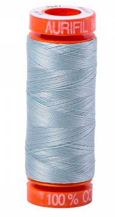 Aurifil Cotton Thread - Colour 2847 Bright Grey Blue