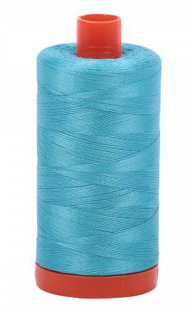 Aurifil Cotton Thread - Colour 5005 Bright Turquoise