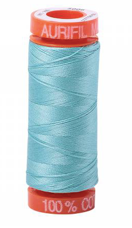 Aurifil Cotton Thread - Colour 5006 Light Turquoise