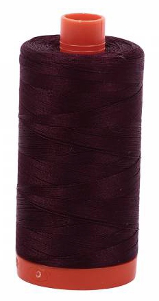 Aurifil Cotton Thread - Colour 2465 Very Dark Brown