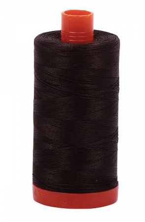 Aurifil Cotton Thread - Colour 1130 Very Dark Bark