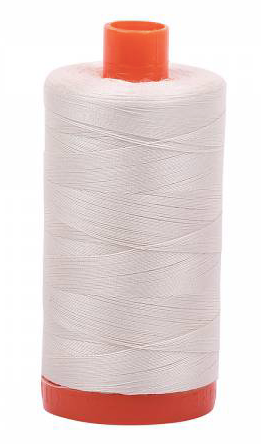 Aurifil Cotton Thread - Colour 2309 Silver White