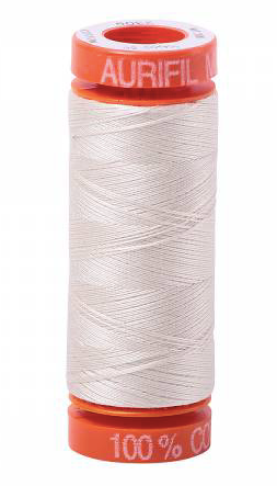 Aurifil Cotton Thread - Colour 2309 Silver White