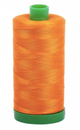 Aurifil Cotton Thread - Colour 1133 Bright Orange