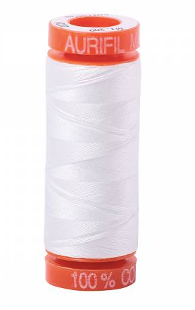 Aurifil Cotton Thread — Color 2021 Natural White