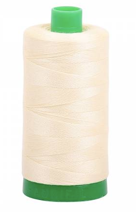 Aurifil Cotton Thread - Color 2110 Light Lemon