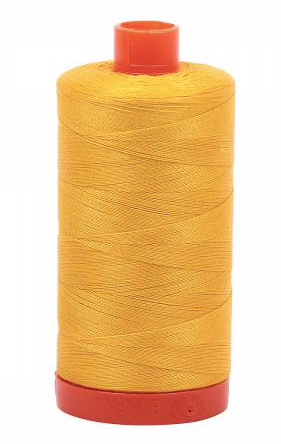 Aurifil Cotton Thread — Color 2135 Yellow