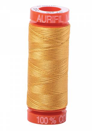Aurifil Cotton Thread — Color 2132 Tarnished Gold - Small 50wt