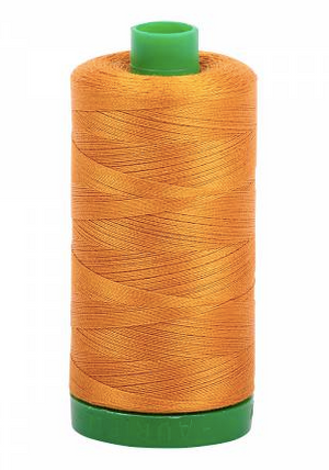 Aurifil Thread Solid - Yellow Orange -2145