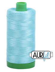 Aurifil Cotton Thread - Colour 5006 Light Turquoise