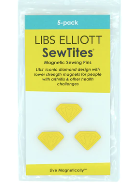 Sew Tites - Libs Elliott Magnetic Pin 5pk - Diamonds