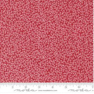 Flirt - Doodle in Cream on Red by Sweetwater for Moda