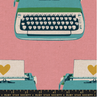 Darlings 2 - Typewriters in Merry LINEN by Ruby Star Society