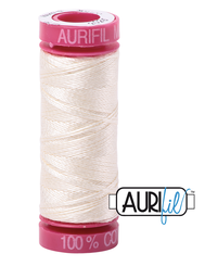 Aurifil Thread - Cotton Thread Solid 2026 Chalk