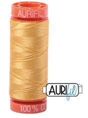 Aurifil Cotton Thread — Color 2134 Spun Gold