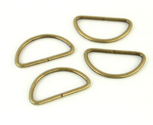 D-rings Bag Hardware - Bags of 4