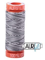 Aurifil Cotton Thread — Colour 4652 Licorice Twist Variegated