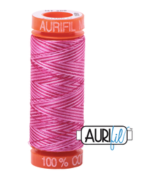 Aurifil Cotton Thread — Colour 4660 Pink Taffy Variegated