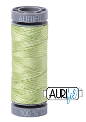 Aurifil Cotton Thread — Colour 3320 Light Spring Green Variegated