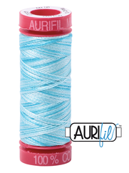 Aurifil Cotton Thread — Colour 4663 Baby Blue Eyes Variegated