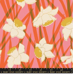 Reverie - Daffodil in Sorbet METALLIC by Melody Miller for Ruby Star Society