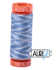 Aurifil Cotton Thread — Colour 4655 Storm at Sea Variegated