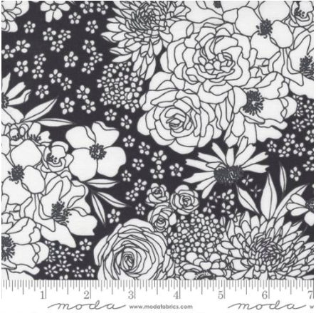 Create - Floral Arrangement in Ink by Alli K for Moda Fabrics