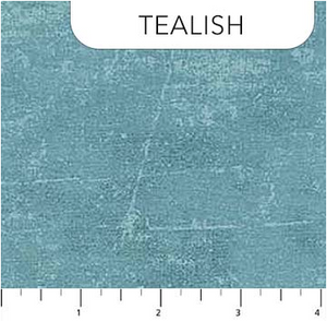 Tealish - Canvas Texture - 9030-640