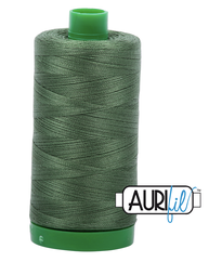 Aurifil Cotton Thread - Colour 2890 Very Dark Grass Green