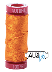 Aurifil Cotton Thread - Colour 1133 Bright Orange