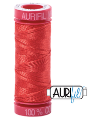 Aurifil Cotton Thread - Color 2277 Light Red Orange