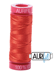 Aurifil Cotton Thread - Color 2245 Red Orange