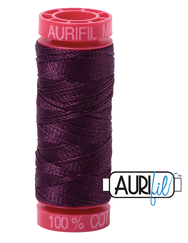 Aurifil Cotton Thread - Colour 1240 Very Dark Eggplant