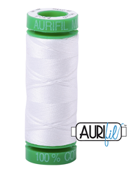 Aurifil Cotton Thread — Color 2024 White