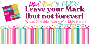 Water Soluble Fabric Marking Pencil - Pkg of 12
