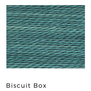 Biscuit Box - Acorn Threads by Trailhead Yarns - 20 yds of 8 weight hand-dyed thread
