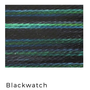 Blackwatch - Acorn Threads by Trailhead Yarns - 20 yds of 8 weight hand-dyed thread