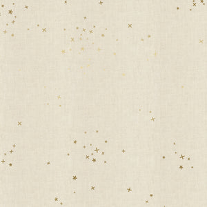 New C+S Basics: Freckles in Unbleached Metallic, Designer Fabric, Cotton + Steel, [variant_title] - Mad About Patchwork