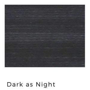 Dark as Night- Acorn Threads by Trailhead Yarns - 20 yds of 8 weight hand-dyed thread