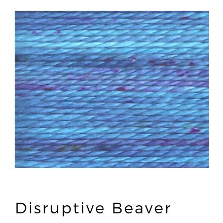 Disruptive Beaver- Acorn Threads by Trailhead Yarns - 20 yds of 8 weight hand-dyed thread