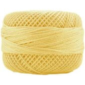 Presencia Perle 12 wt 1137 Pale Yellow, Thread, Presencia, [variant_title] - Mad About Patchwork