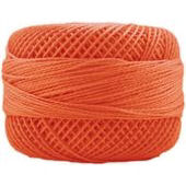 Presencia Perle 12 wt 1237 Tangerine, Thread, Presencia, [variant_title] - Mad About Patchwork